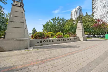 Aerial View of 609 501 Pacific Street, Vancouver, BC