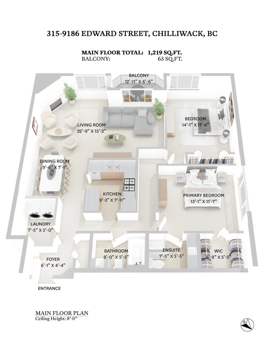 Exterior Rear Photo of 315 9186 Edward Street, Chilliwack, BC