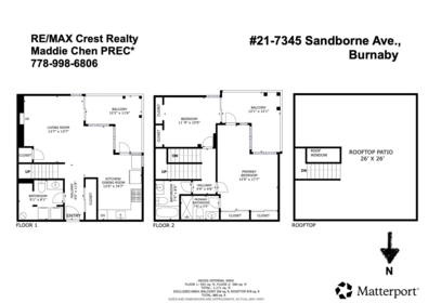 Outdoor Patio Photo of 21 7345 Sandborne Avenue, Burnaby, BC