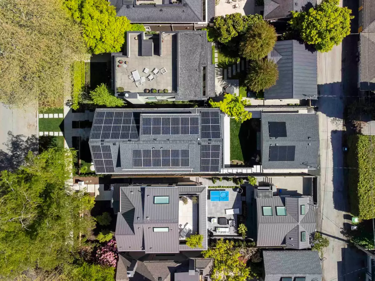 Aerial View of 1 4422 W 6th Avenue, Vancouver, BC