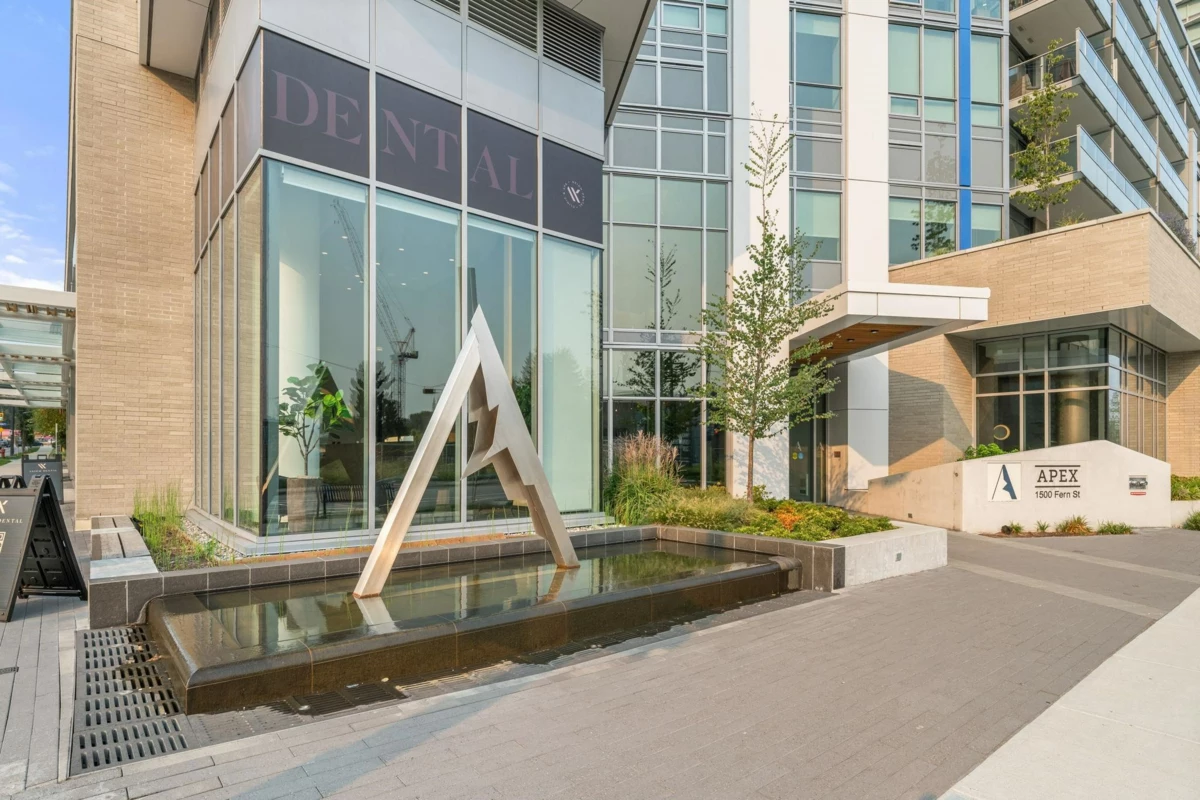 Exterior Rear Photo of 1401 1500 Fern Street, North Vancouver, BC