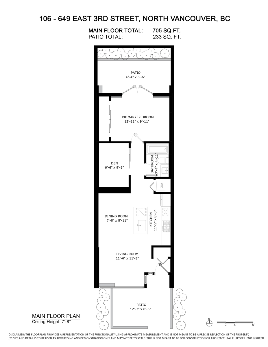 Outdoor Kitchen Photo of 106 649 E 3rd Street, North Vancouver, BC