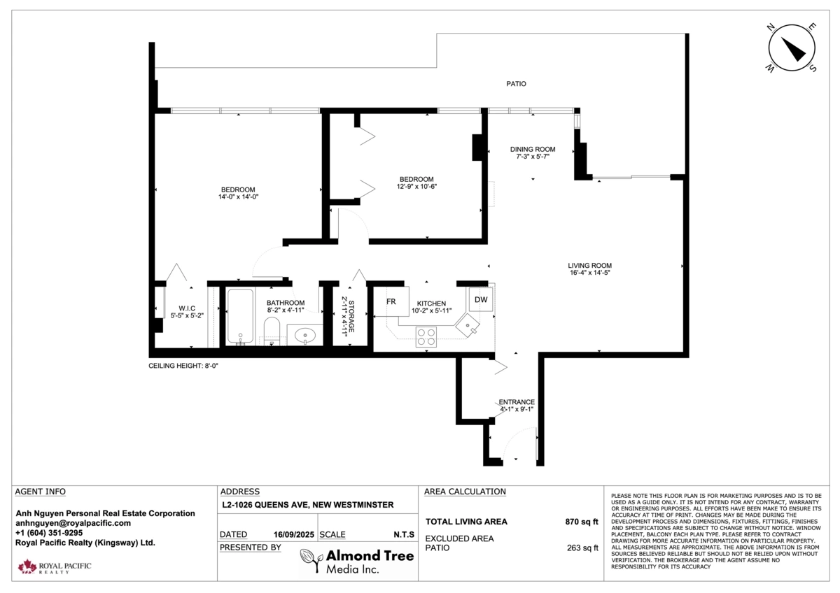 Exterior Front Photo of L2 1026 Queens Avenue, New Westminster, BC