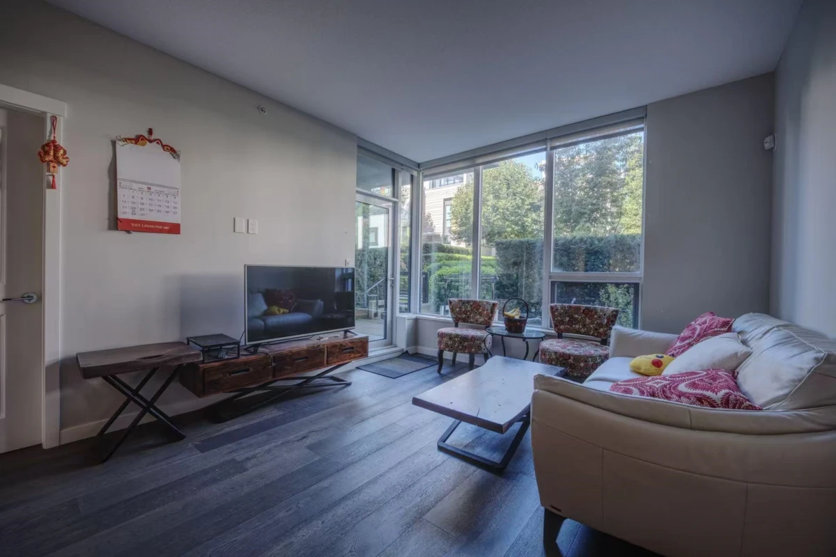Living Room Photo of 115 5687 Gray Avenue, Vancouver, BC