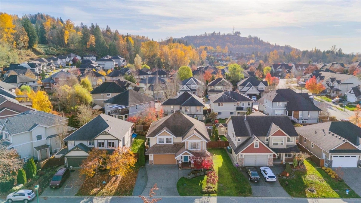 Aerial View of 35522 Angus Crescent, Abbotsford, BC