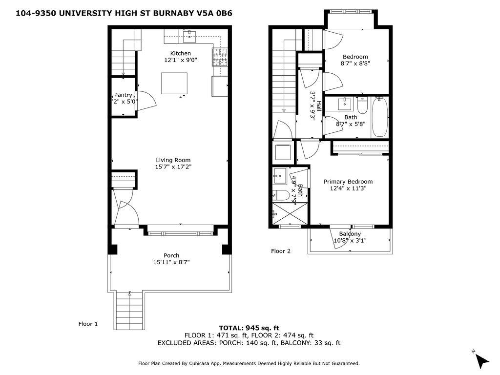 Outdoor Patio Photo of 104 9350 University High Street, Burnaby, BC
