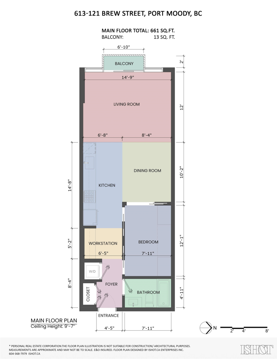 Front Yard Photo of 613 121 Brew Street, Port Moody, BC