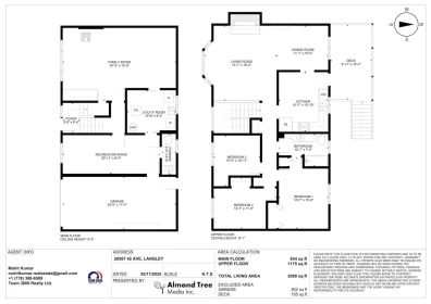 Basement Recreation Room Photo of 20567 42 Avenue, Langley, BC