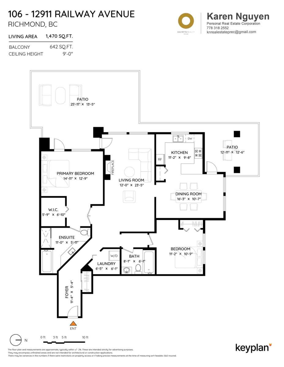 Front Yard Photo of 106 12911 Railway Avenue, Richmond, BC