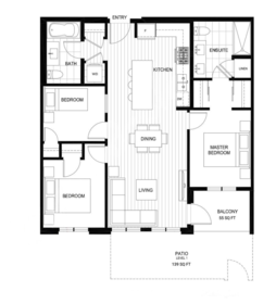 Outdoor Patio Photo of 403 750 Dogwood Street, Coquitlam, BC
