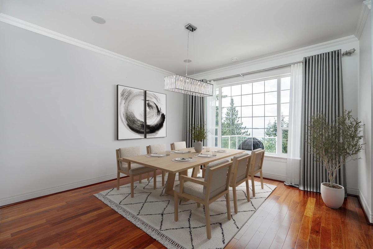 Dining Area Photo of 241 Bayview Road, Lions Bay, BC