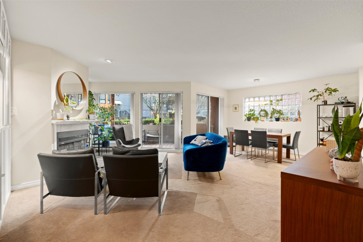 Exterior Rear Photo of 107B 1210 Quayside Drive, New Westminster, BC