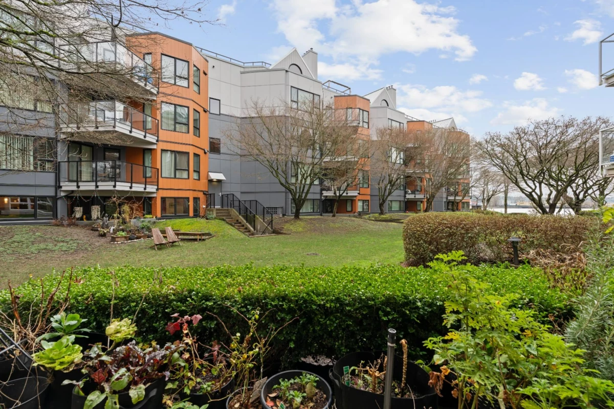 Outdoor Patio Photo of 107B 1210 Quayside Drive, New Westminster, BC