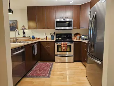 Front exterior of 404 5631 Inlet Avenue, Sechelt, BC