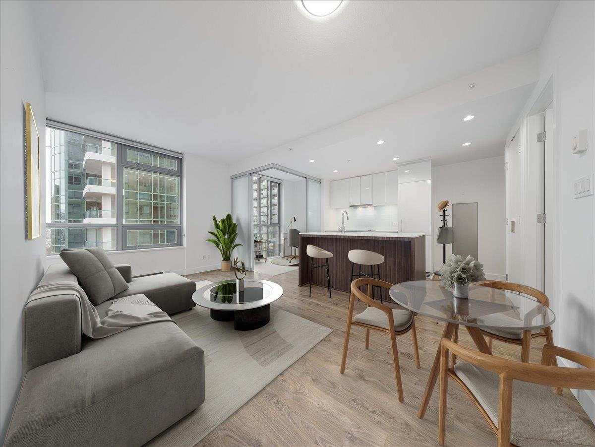 Dining Area Photo of 1506 1308 Hornby Street, Vancouver, BC