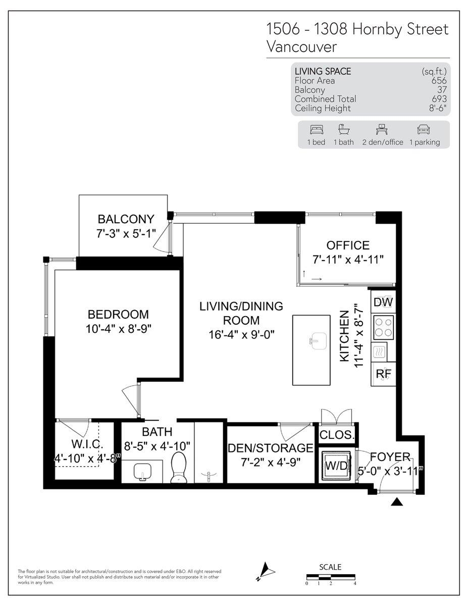 Swimming Pool Photo of 1506 1308 Hornby Street, Vancouver, BC