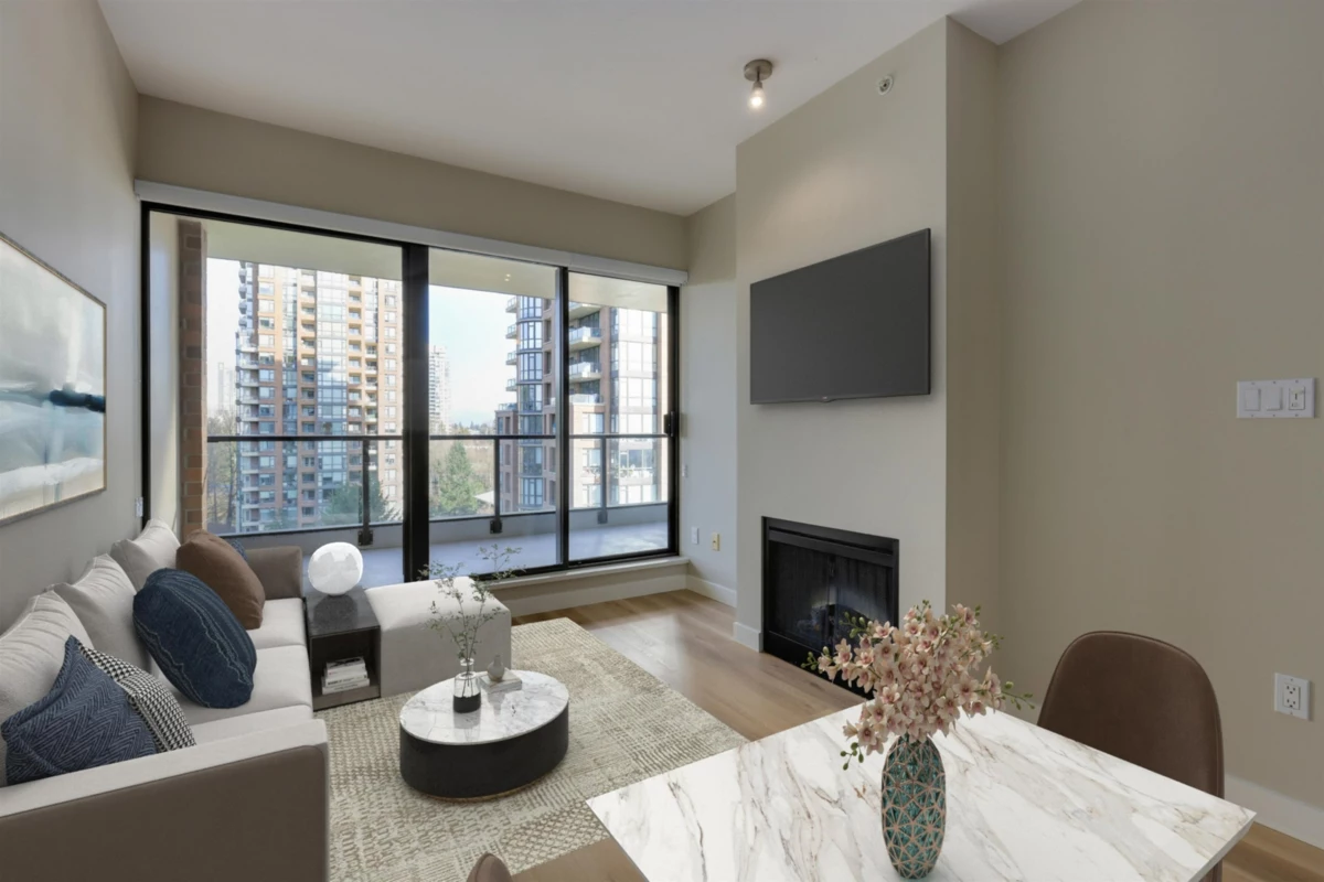 Living Room Photo of 1004 6823 Station Hill Drive, Burnaby, BC