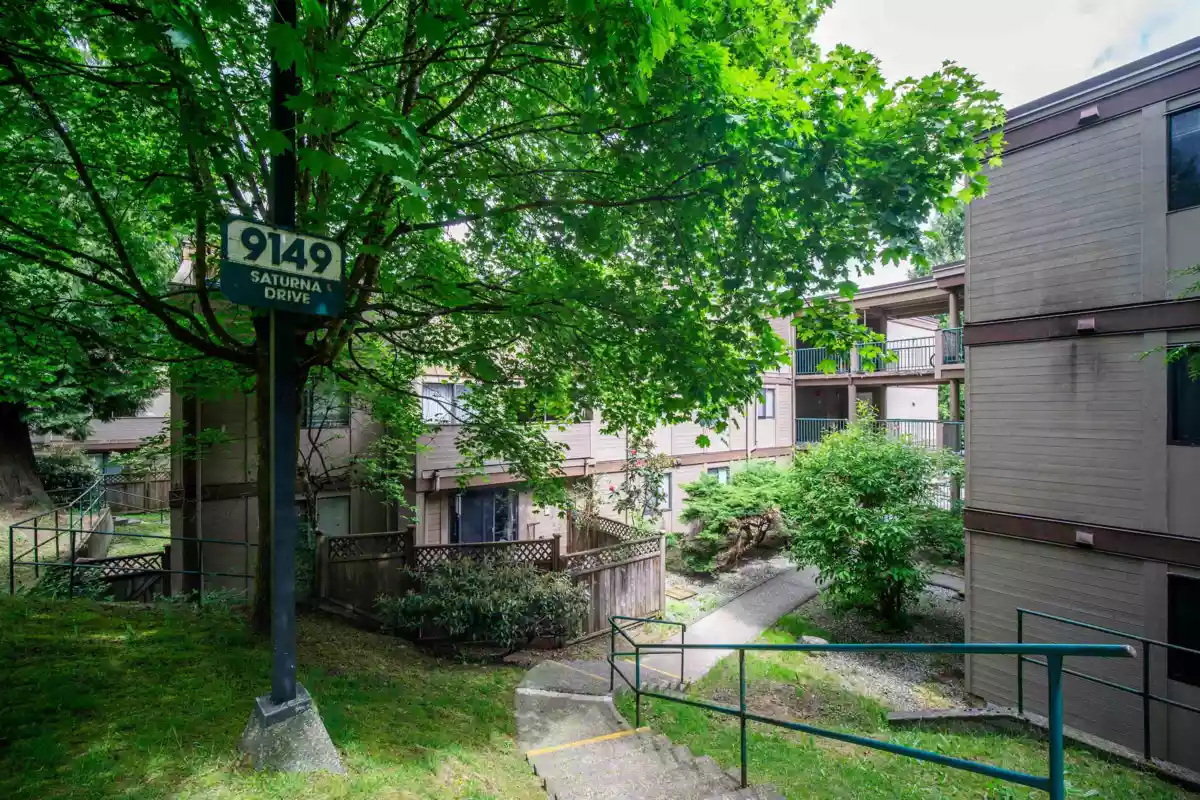 Exterior Rear Photo of 103 9149 Saturna Drive, Burnaby, BC