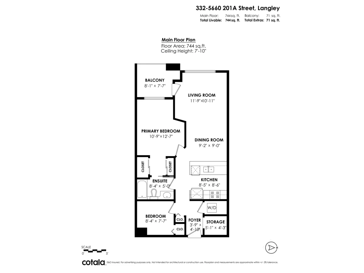 Aerial View of 332 5660 201a Street, Langley, BC