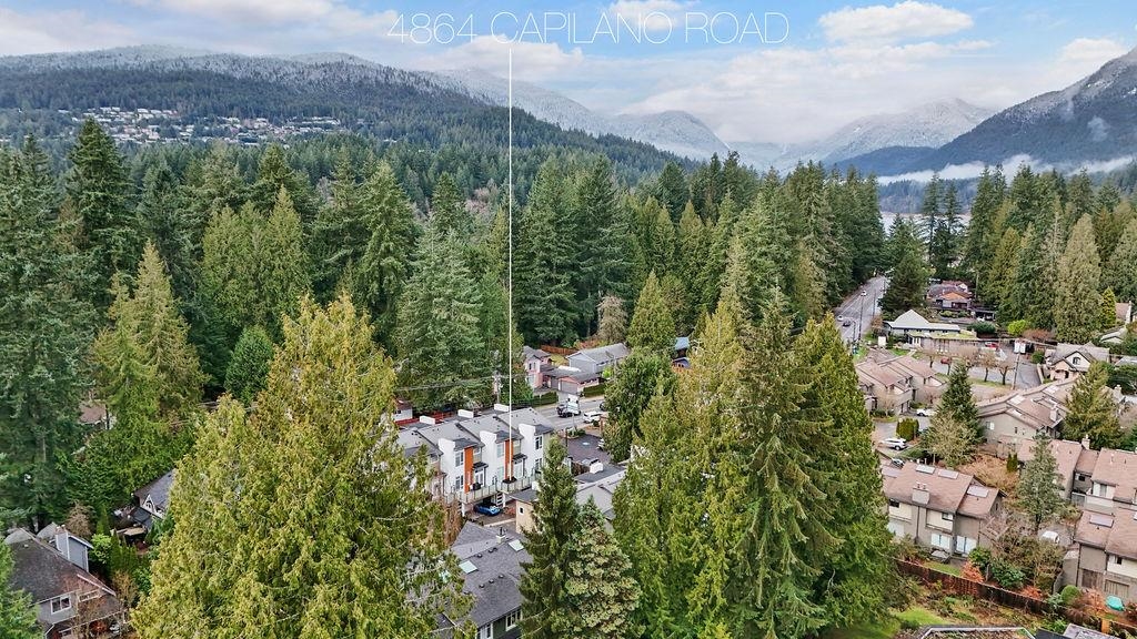 Aerial View of 4684 Capilano Road, North Vancouver, BC