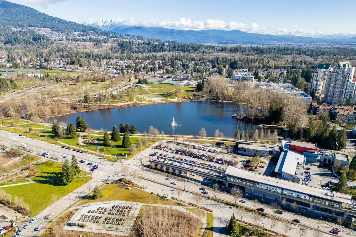 Aerial View of 318 2985 Princess Crescent, Coquitlam, BC