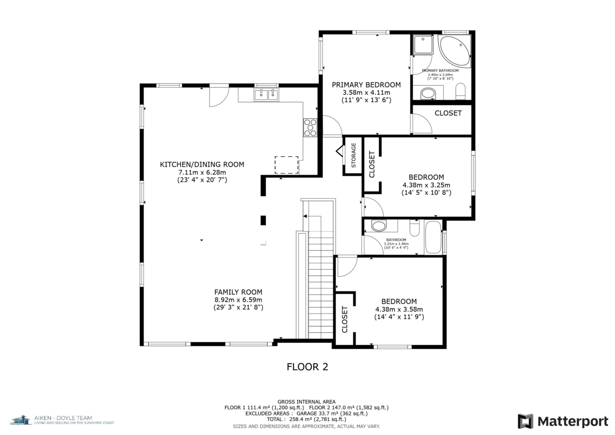 Aerial View of 787 North Road, Gibsons, BC