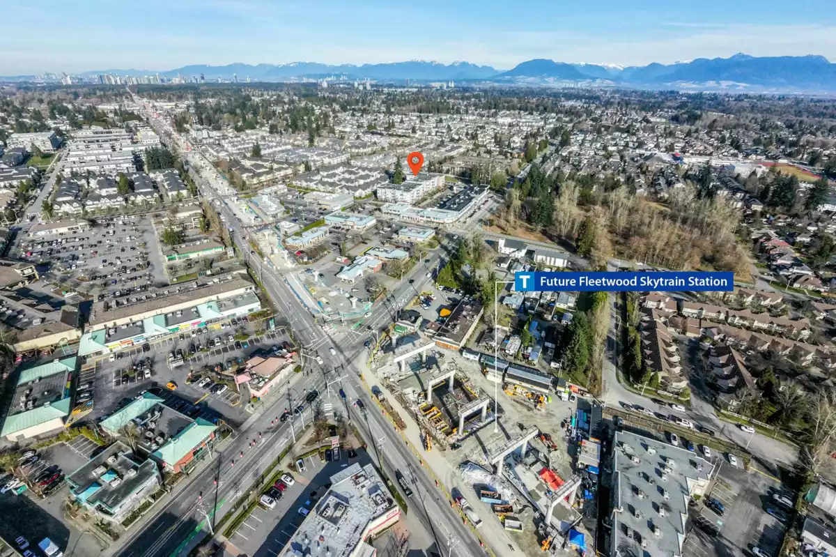 Aerial View of 430 15956 86a Avenue, Surrey, BC