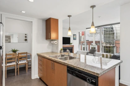 Kitchen Island Photo of 612 618 Abbott Street, Vancouver, BC