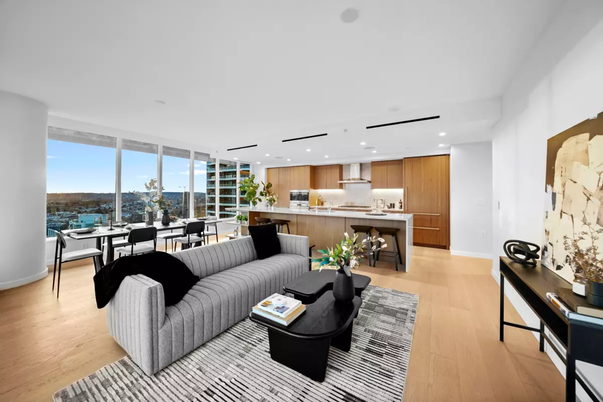 Living Room Photo of 3503 1335 Howe Street, Vancouver, BC