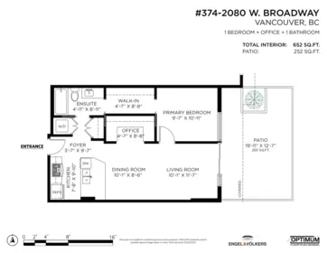 Aerial View of 374 2080 W Broadway, Vancouver, BC