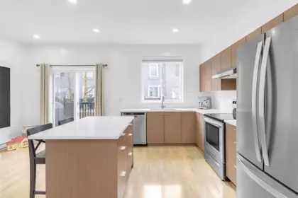 Kitchen Island Photo of 58 15075 60 Avenue, Surrey, BC