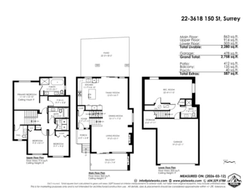 Outdoor Patio Photo of 22 3618 150 Street, Surrey, BC
