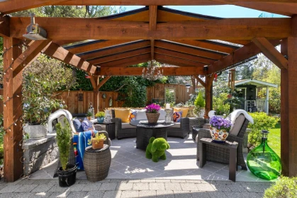Backyard Photo of 3665 Rutherford Crescent, North Vancouver, BC