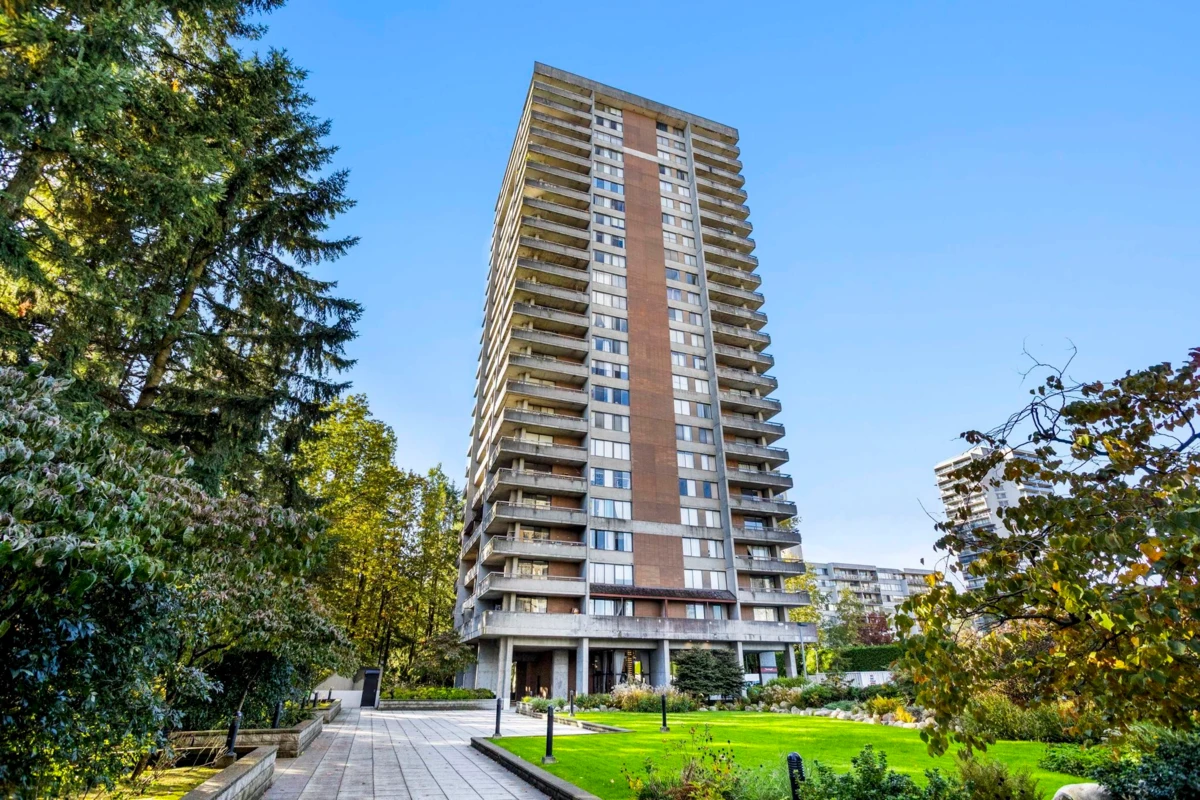 Exterior Rear Photo of 1605 3737 Bartlett Court, Burnaby, BC