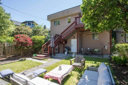 Aerial View of 2945 W 12th Avenue, Vancouver, BC