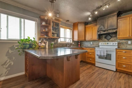 Kitchen Island Photo of 8683 Tilston Street, Chilliwack, BC