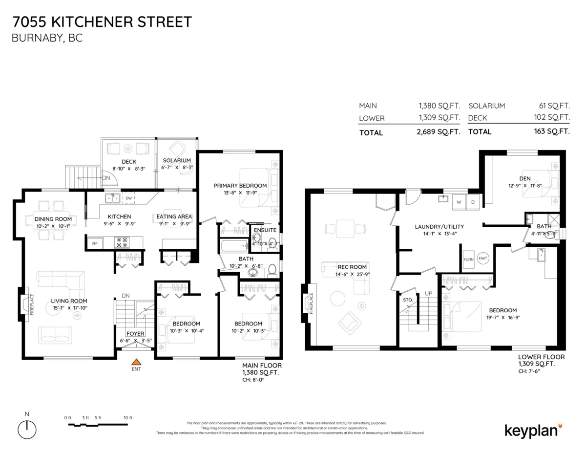 Exterior Rear Photo of 7055 Kitchener Street, Burnaby, BC