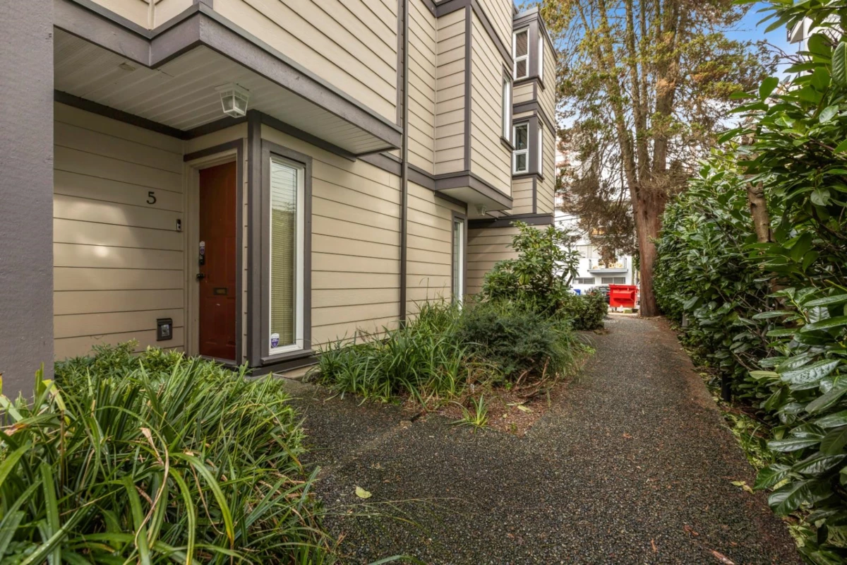 Exterior Rear Photo of 5 1535 St. Georges Avenue, North Vancouver, BC