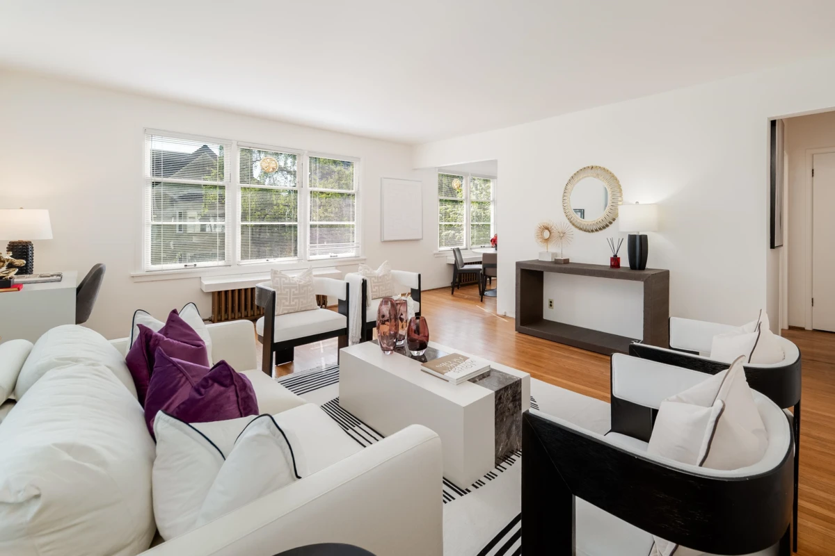 Exterior Rear Photo of 307 1565 Burnaby Street, Vancouver, BC