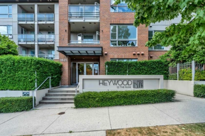 Aerial View of 408 1621 Hamilton Avenue, North Vancouver, BC