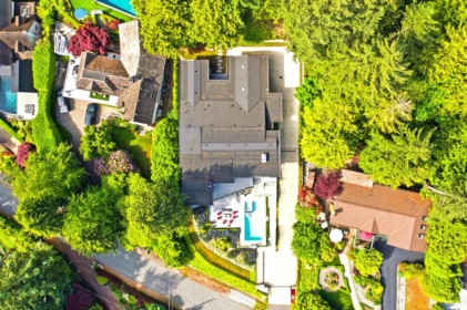 Aerial View of 2965 Altamont Crescent, West Vancouver, BC