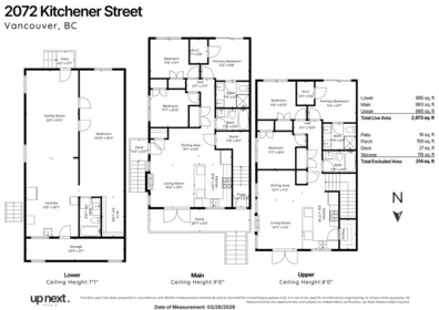 Aerial View of 2072 Kitchener Street, Vancouver, BC
