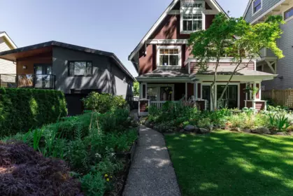 Aerial View of 1865 E 7th Avenue, Vancouver, BC