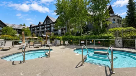 Swimming Pool Photo of 334 4800 Spearhead Drive, Whistler, BC