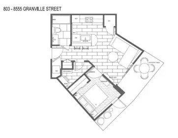 Garden / Landscaping Photo of 803 8555 Granville Street, Vancouver, BC