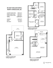 Swimming Pool Photo of 38 3597 Malsum Drive, North Vancouver, BC