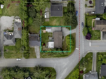 Aerial View of 3370 Viewmount Drive, Port Moody, BC