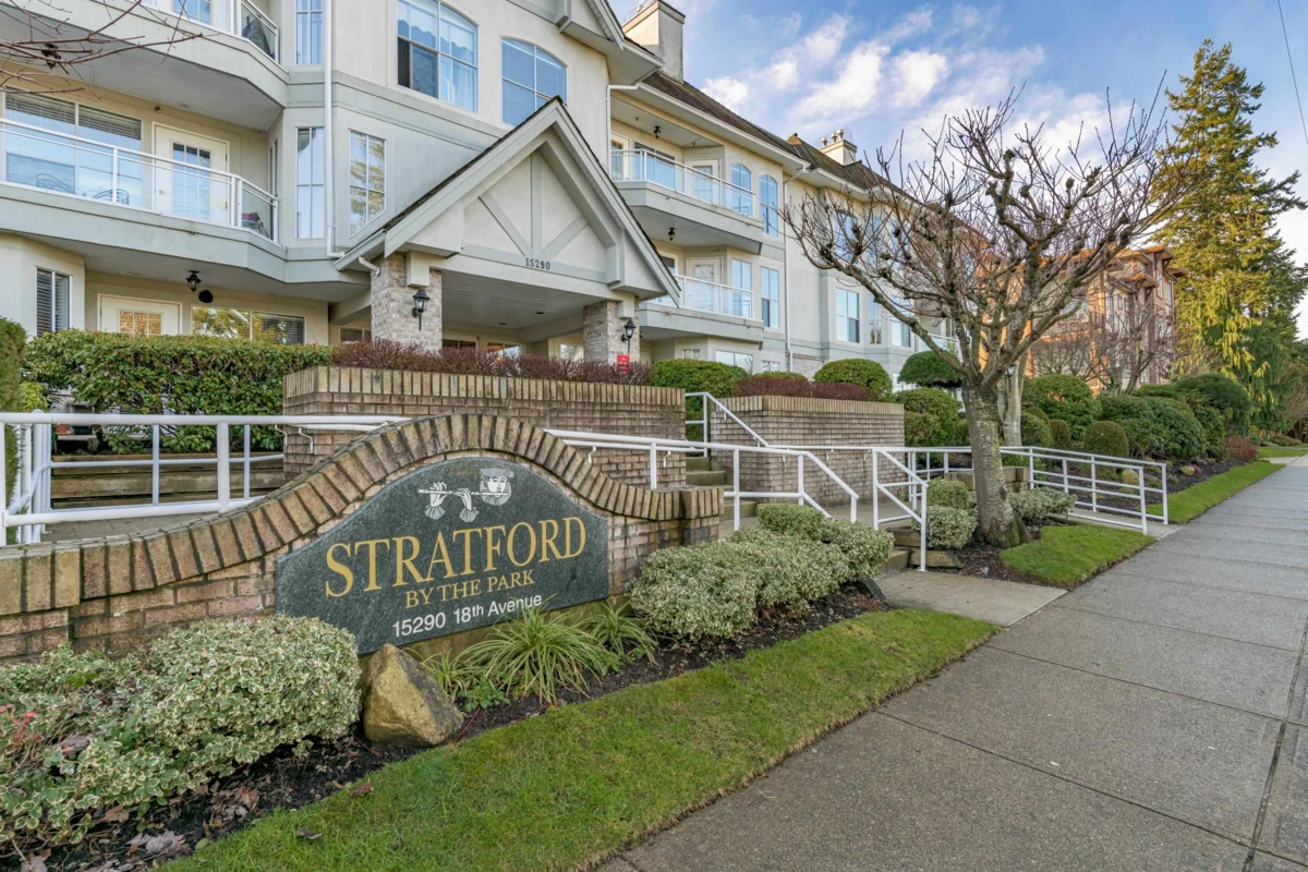 Exterior Rear Photo of 306 15290 18 Avenue, Surrey, BC
