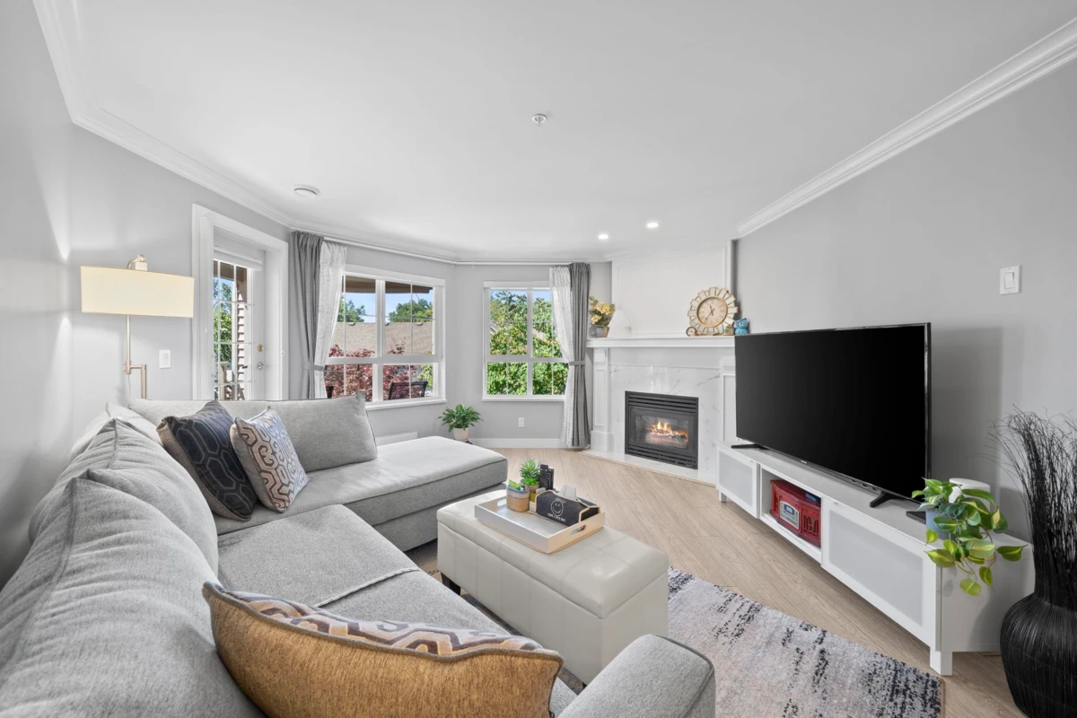 Living Room Photo of 326 5500 Andrews Road, Richmond, BC