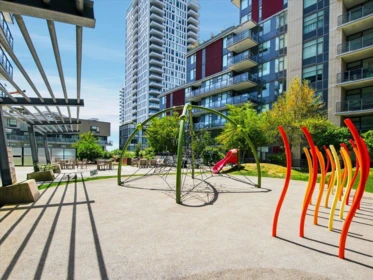 Outdoor Patio Photo of 302 8533 River District Crossing, Vancouver, BC